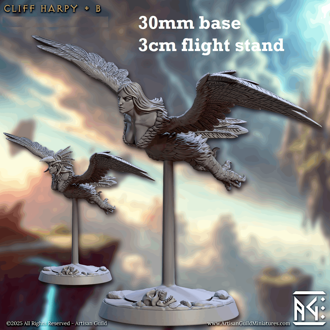 Cliff Harpy: Sculpt B