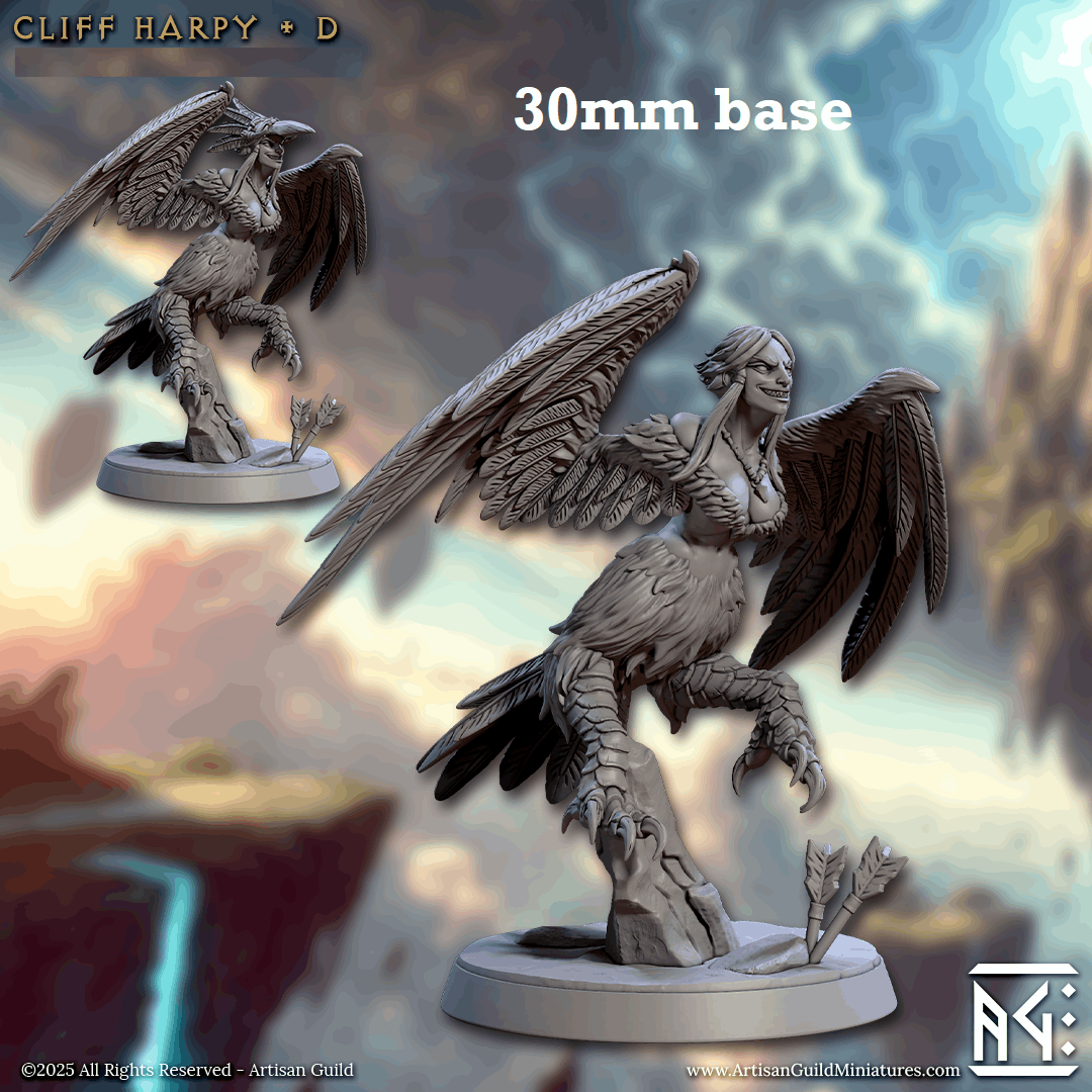 Cliff Harpy: Sculpt D