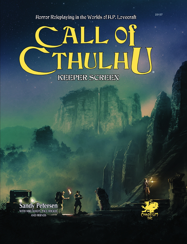 Call of Cthulhu 7th Edition Keeper Screen Main image