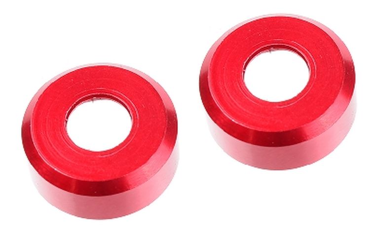HDA Suspension Arm Insert, Outer, Spacer 2.5mm, Aluminum, Red, 2pcs, for Spark