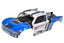 Polycarbonate Body Shiroi+ Driver Interior + Roll Cage + Body Accessories - Decals - Blue - Cut - 1p