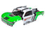 Polycarbonate Body Shiroi+ Driver Interior+ Roll Cage + Body Accessories - Decals - Green - Cut - 1p