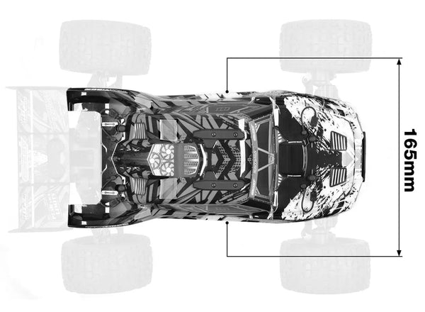 Polycarbonate Body - Kagama 4 - Clear - Cut - Decals - 1pc
