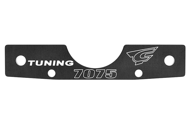 Suspension Arm Mount - RF - Swiss Made 7075 T6 - 3mm - Hard Anodized - Black - Made In Italy