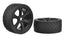 Sprint RXA, Asuga XLR Street Tires, Low Profile, Glued on Black Rims, 1 pair