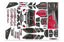 Body Decal Sheet - Kagama - Red - 1pc