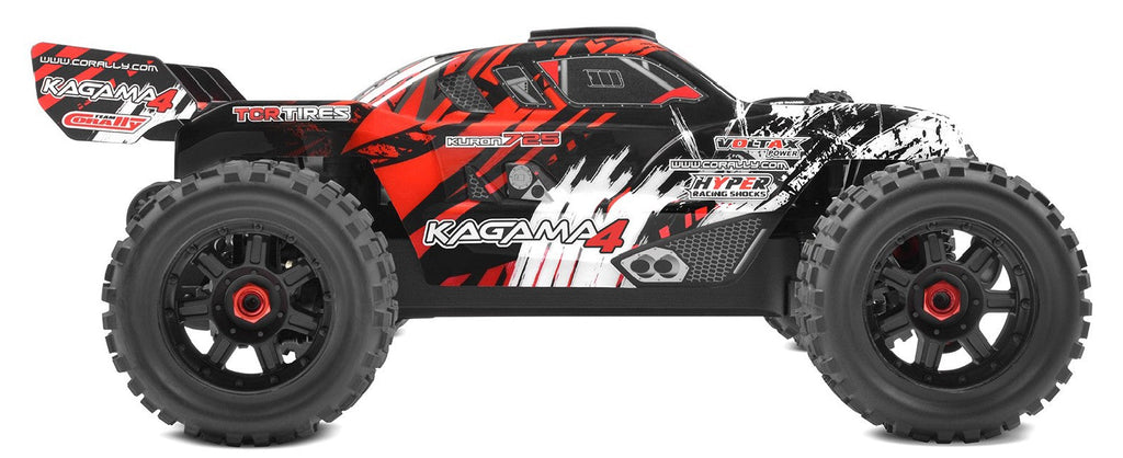 Kagama 4 XL4S Monster Truck, RTR Version, Red