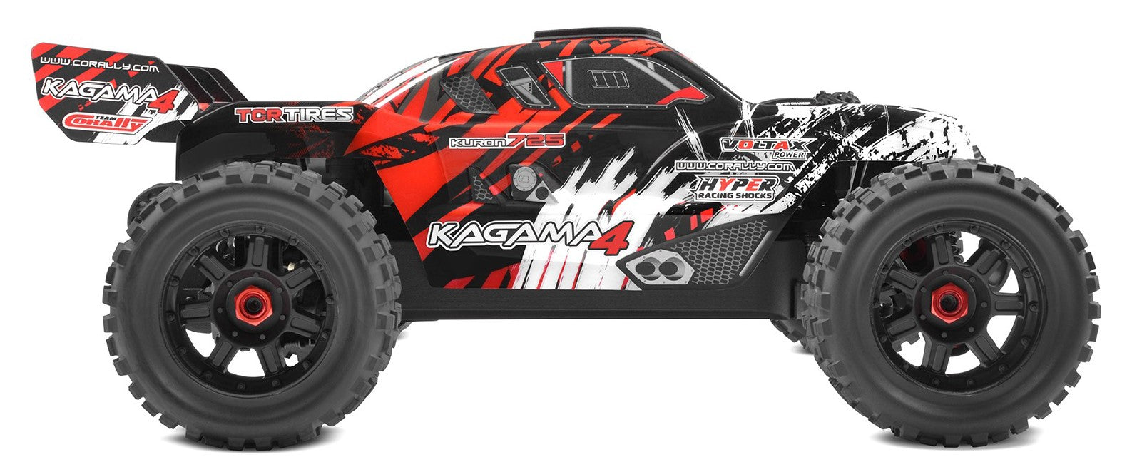 Kagama 4 XL4S Monster Truck, RTR Version, Red
