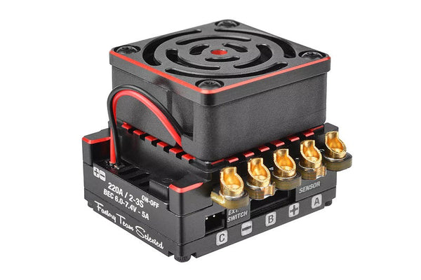 CMM-10 Racing Controller - 2-3S - 220A - BEC 6-7.4V 5A -