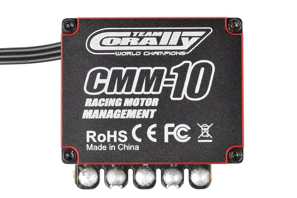 CMM-10 Racing Controller - 2-3S - 220A - BEC 6-7.4V 5A - Sensored-Sensorless - Black - Red Color