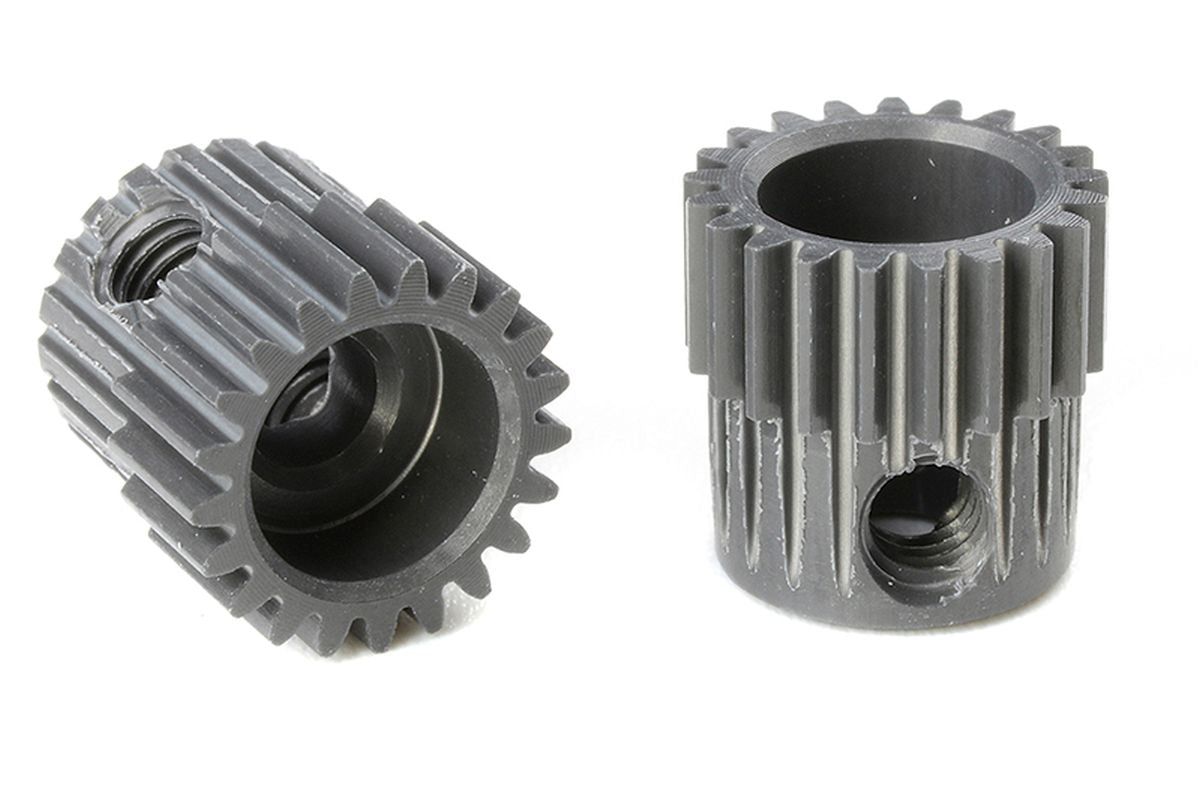 64 DP Pinion - Short - Hard Anodised AL7075 - 21 Teeth