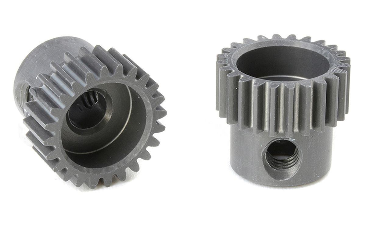 64 DP Pinion - Short - Hard Anodised AL7075 - 24 Teeth