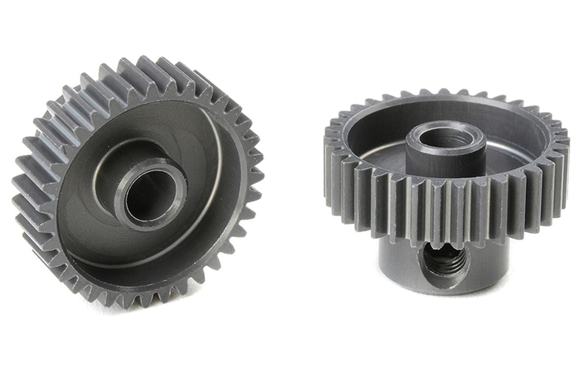 64 DP Pinion - Short - Hard Anodised AL7075 - 35 Teeth