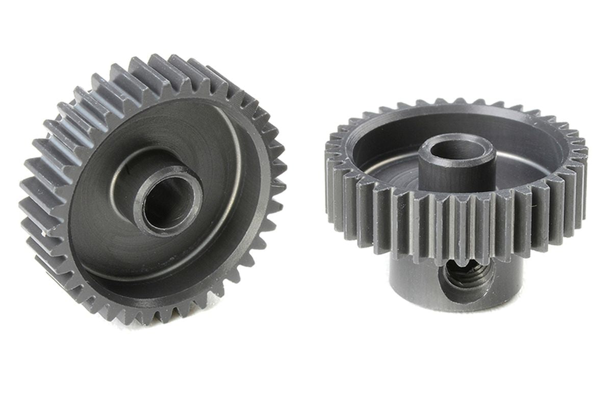 64 DP Pinion - Short - Hard Anodised AL7075 - 37 Teeth