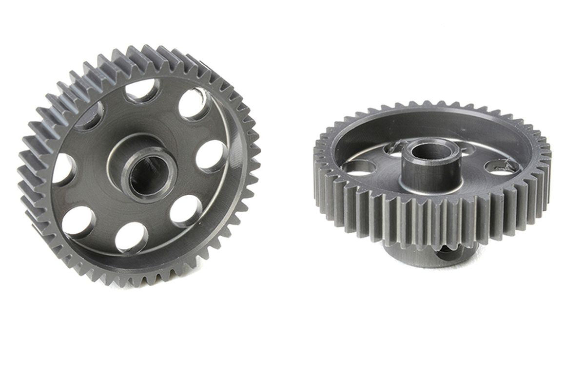 64 DP Pinion - Short - Hard Anodised AL7075 - 46 Teeth