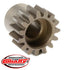 32 Pitch Pinion - Short - Hardened Steel - 15 Tooth - Shaft Dia. 5mm