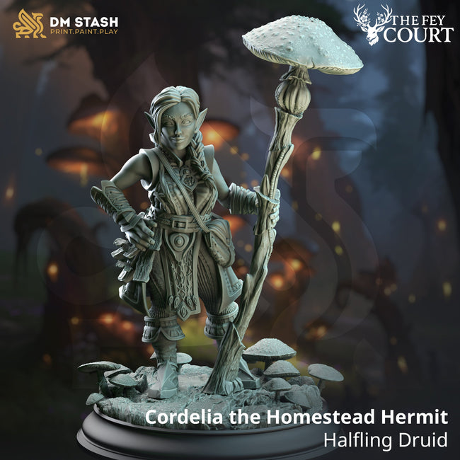 Cordelia the Homestead Hermit (Female Halfling Druid) Hover Image