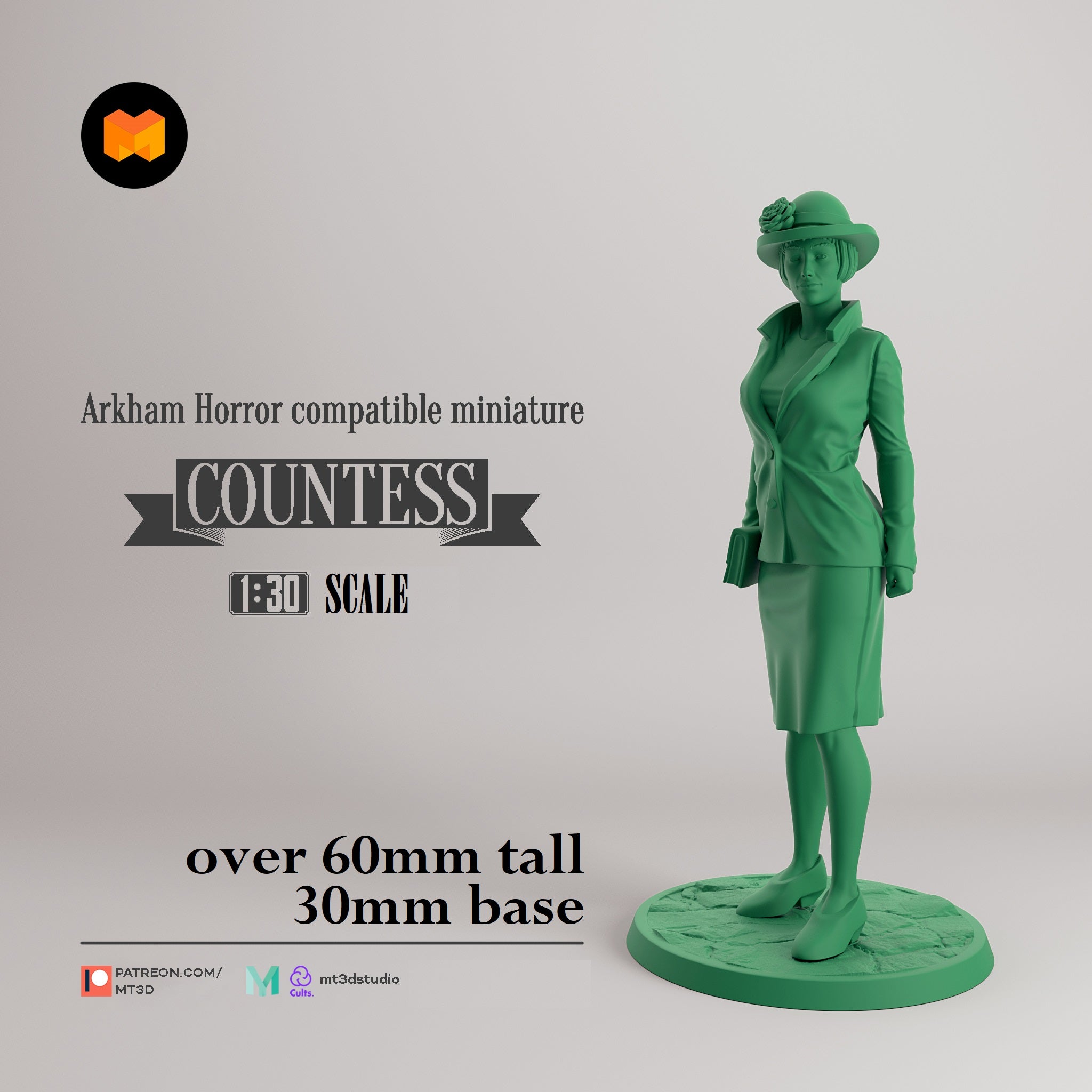 Arkham Compatible Investigator: The Countess (Alessandra Zorzi) Main image