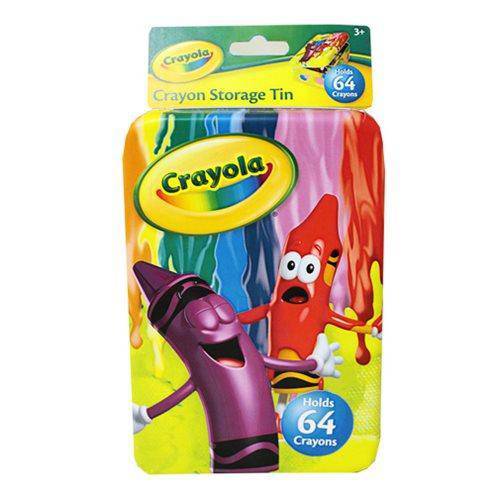 Crayola Large Crayon Storage Tin Box Hover Image