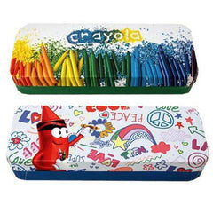 Crayola Pencil Holder Tin Box - Set of 2 - Collectors World Toys