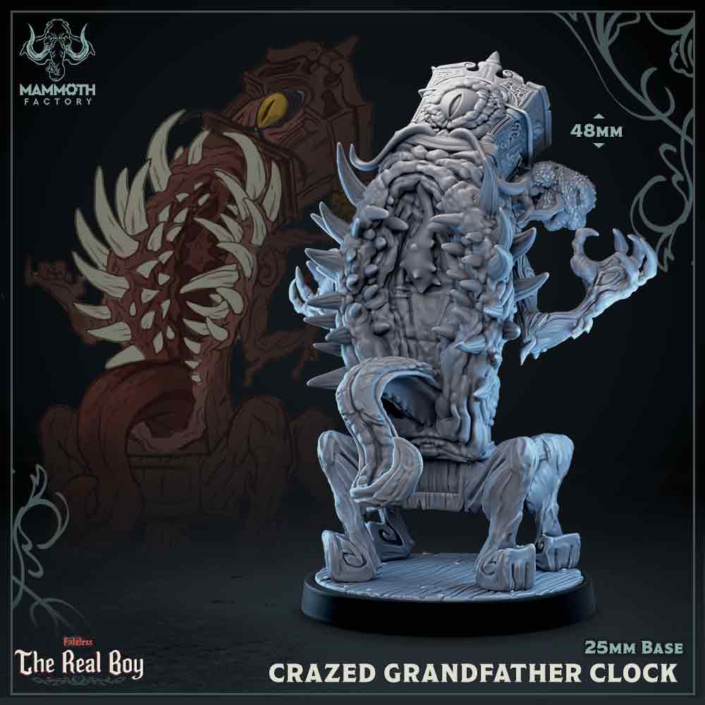 Crazed Grandfather Clock