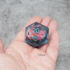 Cthulhu's Eye | Giant D20 Moving Eye DnD Dice | Acrylic RPG Gaming Dice - Collectors World Toys
