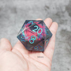 Cthulhu's Eye | Giant D20 Moving Eye DnD Dice | Acrylic RPG Gaming Dice - Collectors World Toys