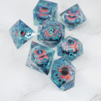 Cthulhu's Eye |  7 Piece Moving Eye DnD Dice Set | Acrylic RPG Gaming Dice - Collectors World Toys