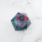 Cthulhu's Eye | Giant D20 Moving Eye DnD Dice | Acrylic RPG Gaming Dice - Collectors World Toys