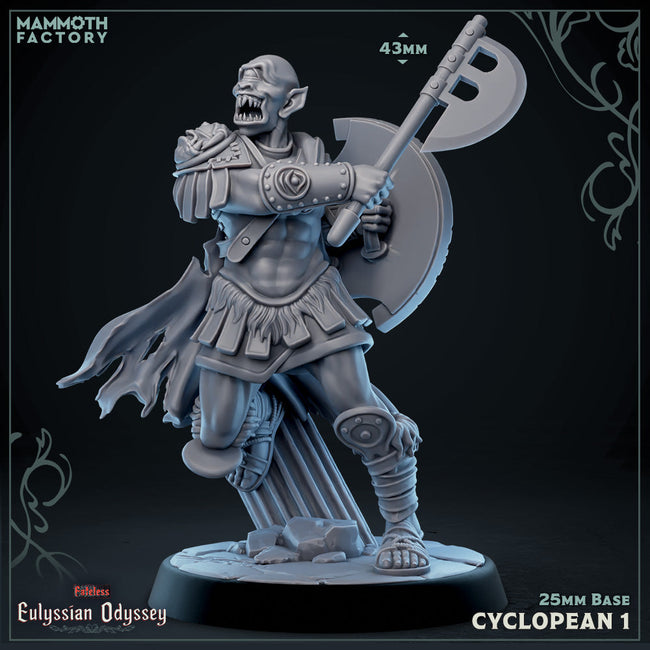 Cyclopean: Sculpt 1 (Cyclops Warrior) Hover Image