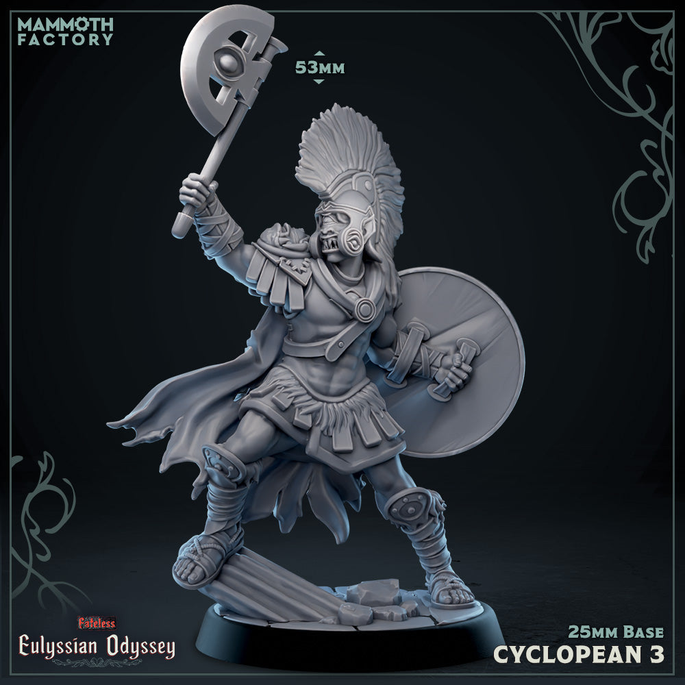 Cyclopean: Sculpt 3 (Cyclops Warrior) Main image
