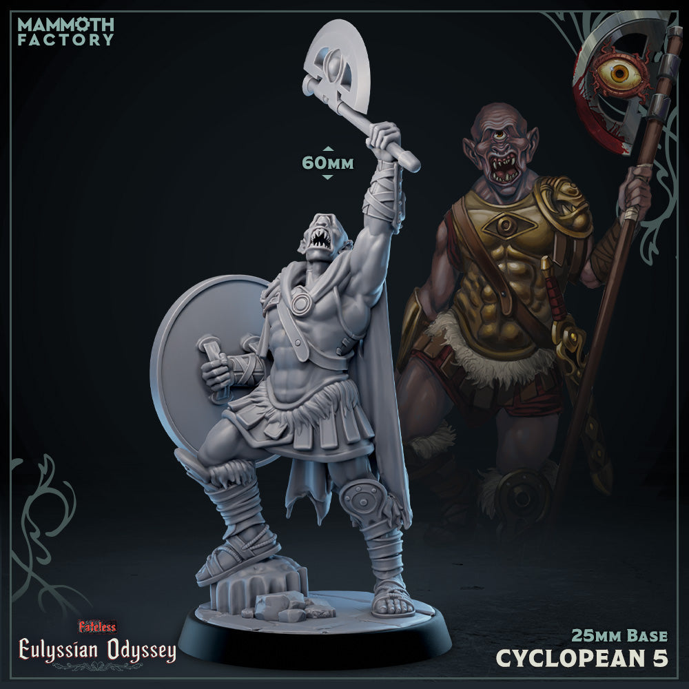 Cyclopean: Sculpt 5 (Cyclops Warrior) Main image