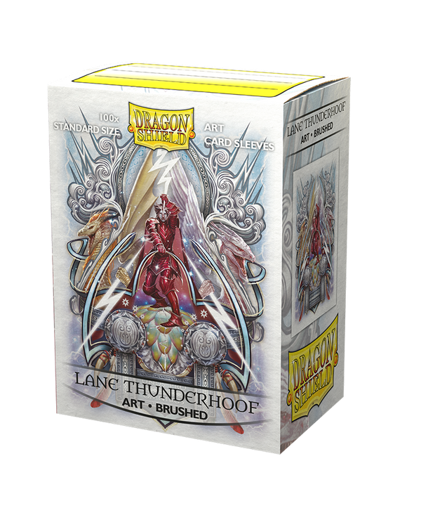Dragon Shield: Standard 100ct Brushed Art Sleeves - Lane Thunderhoof