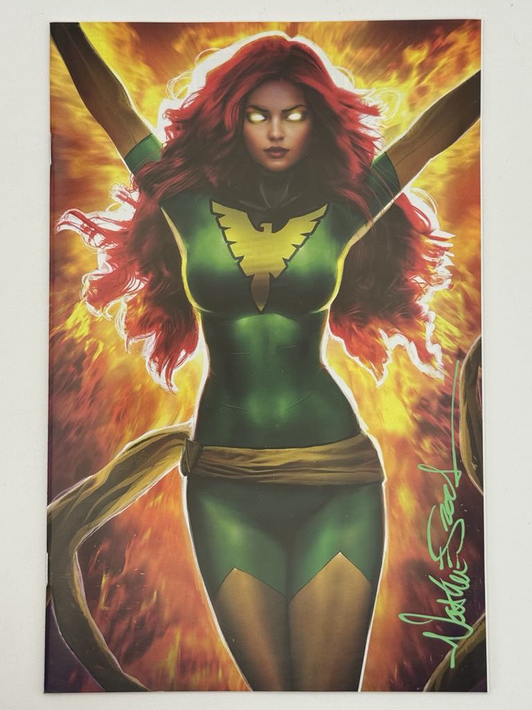 [Signed by Nathan Szerdy] X-MEN #101 FACSIMILE EDITION UNKNOWN COMICS NATHAN SZERDY EXCLUSIVE GREEN VIRGIN VAR [IN STOCK] - Collectors World Toys Main image