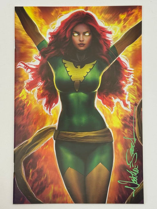 [Signed by Nathan Szerdy] X-MEN #101 FACSIMILE EDITION UNKNOWN COMICS NATHAN SZERDY EXCLUSIVE GREEN VIRGIN VAR [IN STOCK] - Collectors World Toys