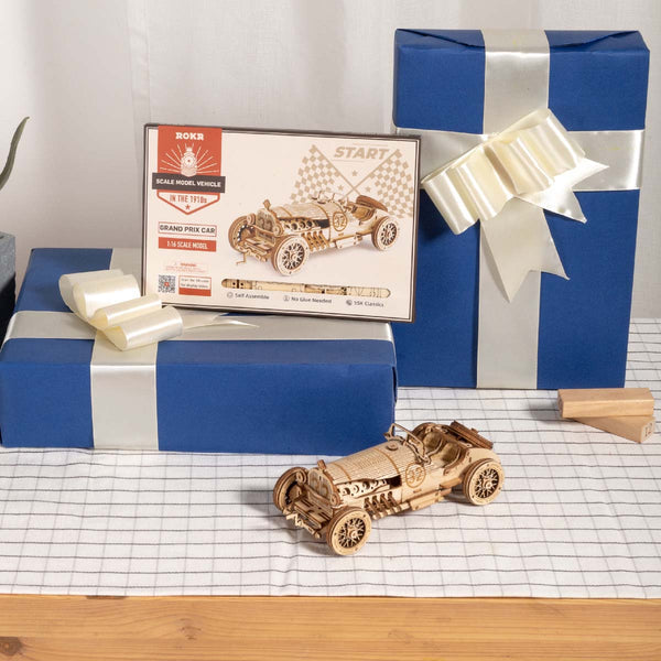 Robotime - Scale Model Vehicles; V8 Grand Prix Car