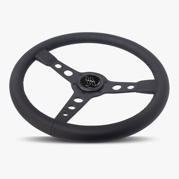 The Daytona | Black Leather | Black Spoke | Black Stitch