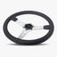 The Daytona | Black Leather | Silver Spoke | Bavarian Stitch
