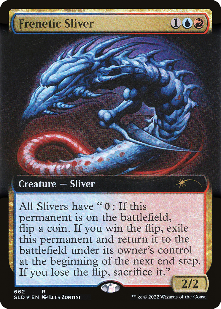 Frenetic Sliver (SLD-662) - Secret Lair Drop: (Extended Art) Foil