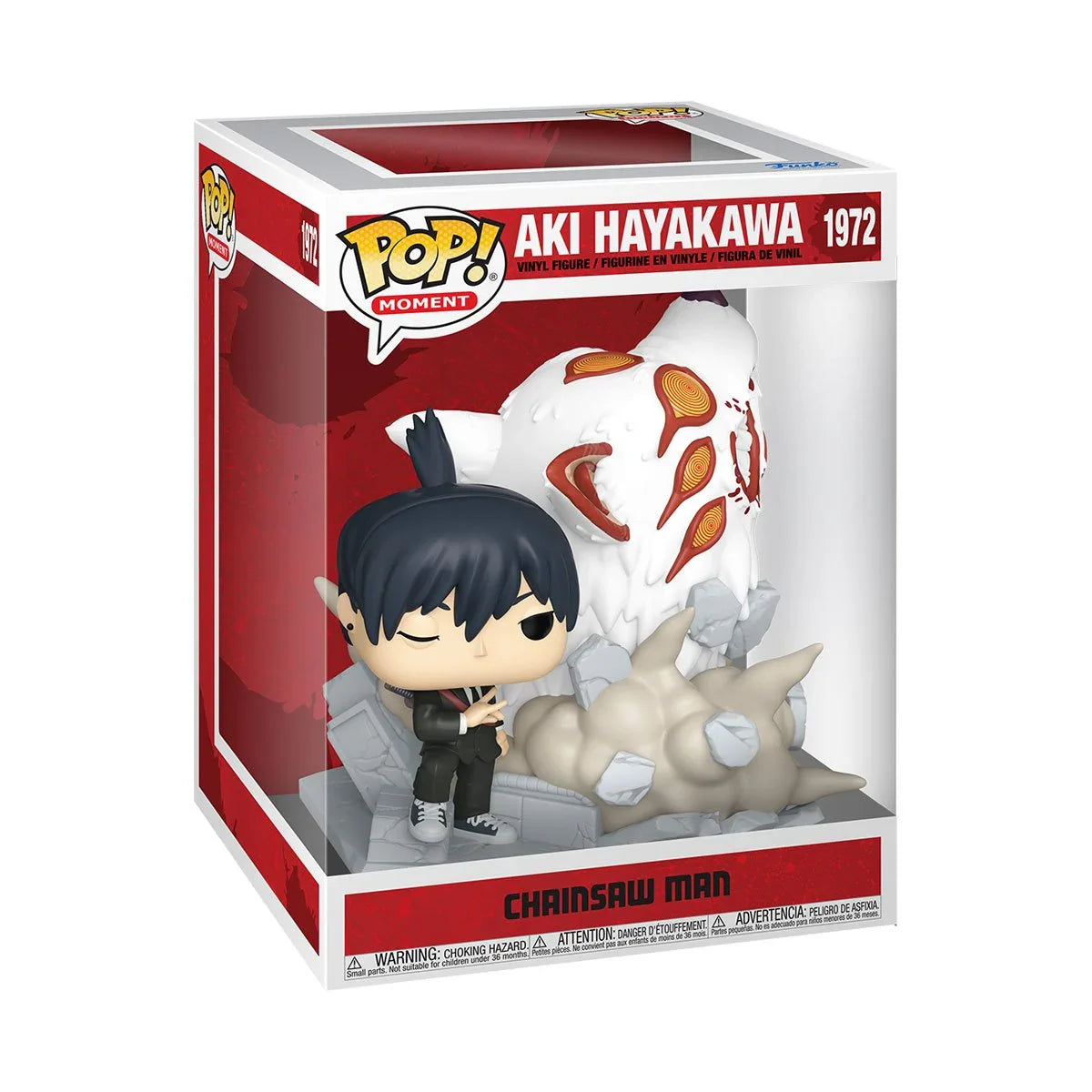 Chainsaw Man Aki Hayakawa with Fox Devil Funko Pop! Moment #1972 Secondary image