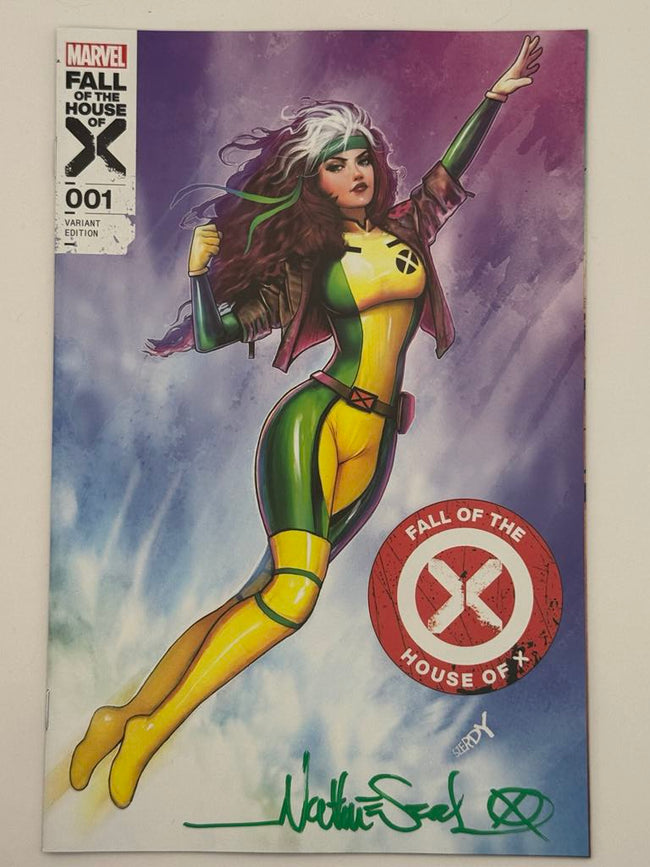 [Signed by Nathan Szerdy] FALL OF THE HOUSE OF X #1 [FHX] UNKNOWN COMICS NATHAN SZERDY EXCLUSIVE VAR [IN STOCK] - Collectors World Toys Hover Image
