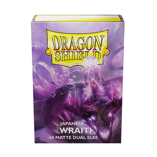 Dragon Shield: Japanese Size 60ct Sleeves - Wraith (Dual Matte)