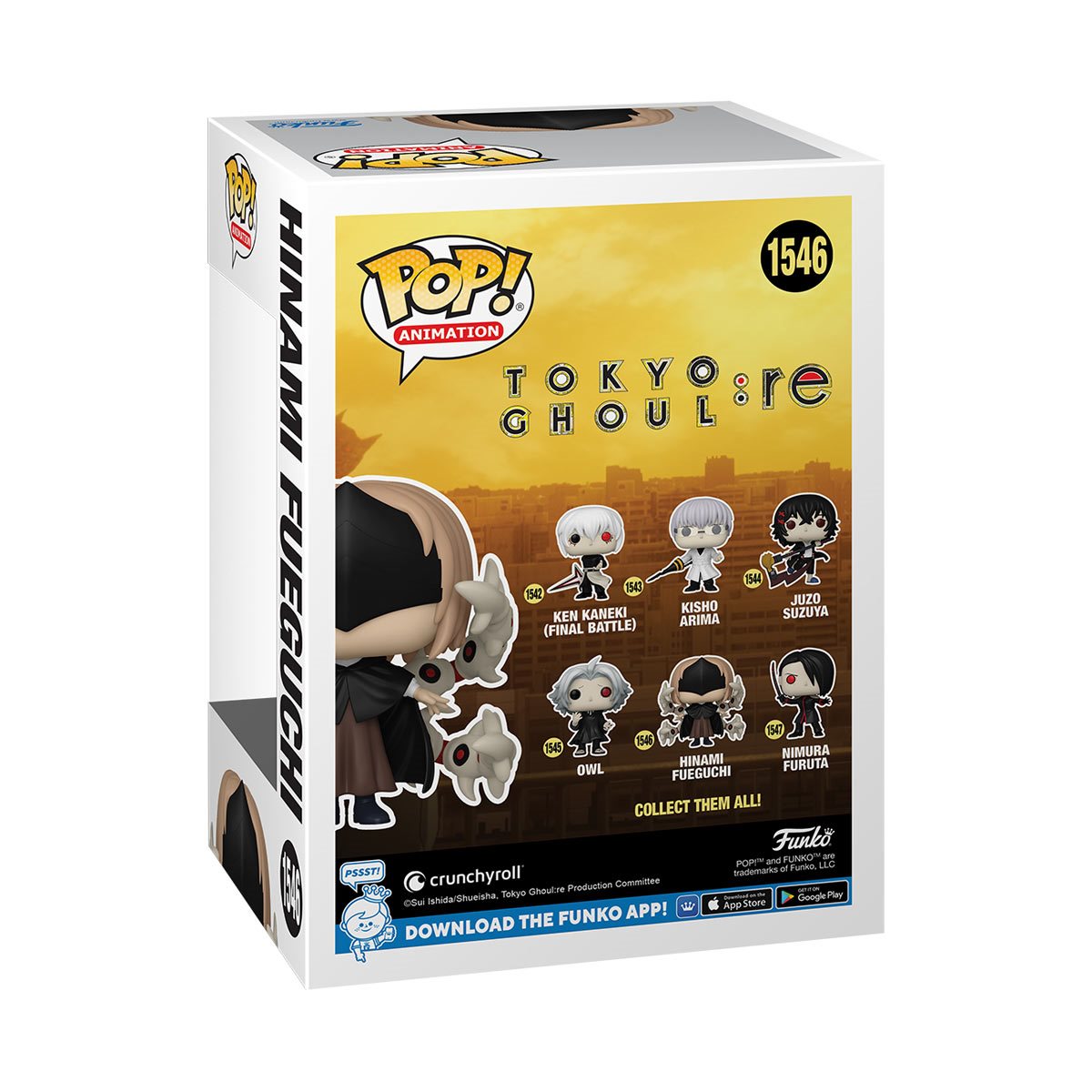 Tokyo Ghoul:re Hinami Fueguchi Funko Pop! Vinyl Figure #1546 - Collectors World Toys