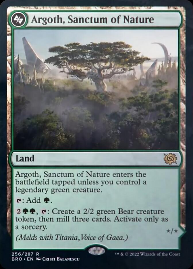 Argoth, Sanctum of Nature (BRO-256) - The Brothers' War