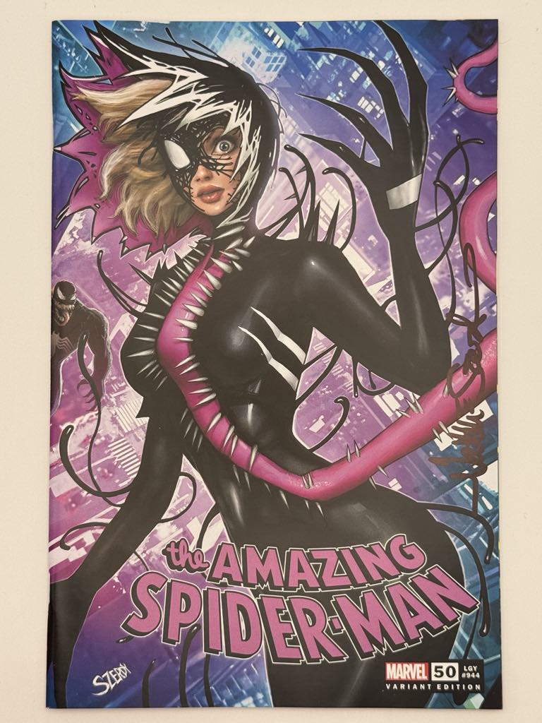 [Signed by Nathan Szerdy] AMAZING SPIDER-MAN #50 UNKNOWN COMICS NATHAN SZERDY EXCLUSIVE VAR - Collectors World Toys Main image