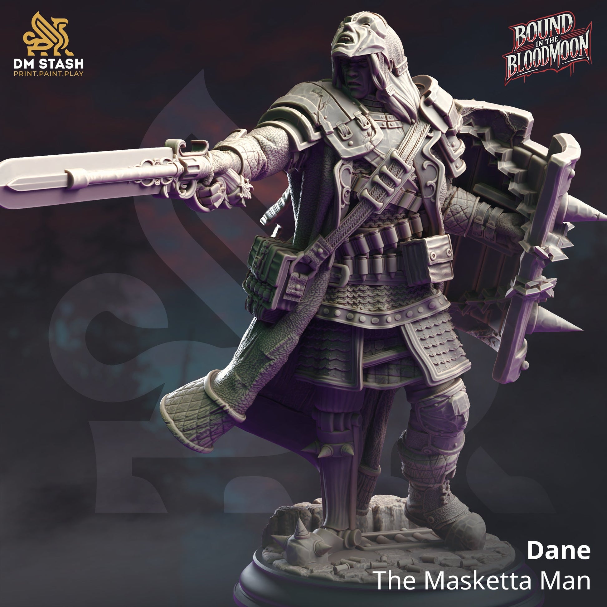 Dane, the Masketta Man (Male Human Ranger)