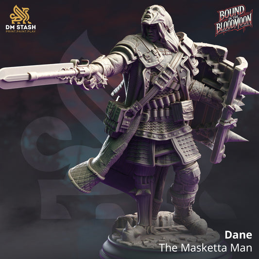 Dane, the Masketta Man (Male Human Ranger)