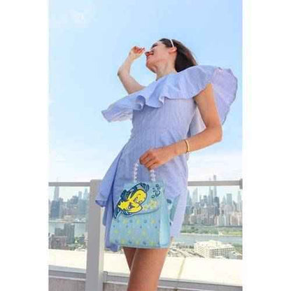 Danielle Nicole - The Little Mermaid Flounder Monogram Backpack