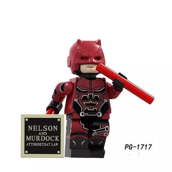 Blind Vigilante Custom Minifig with Book - Collectors World Toys