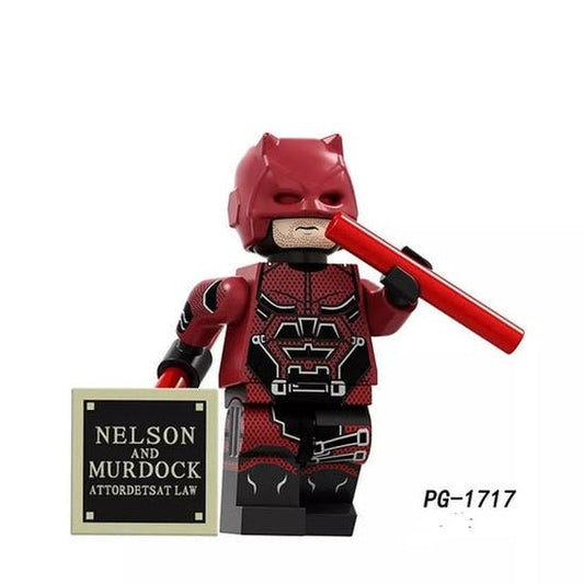 Blind Vigilante Custom Minifig with Book